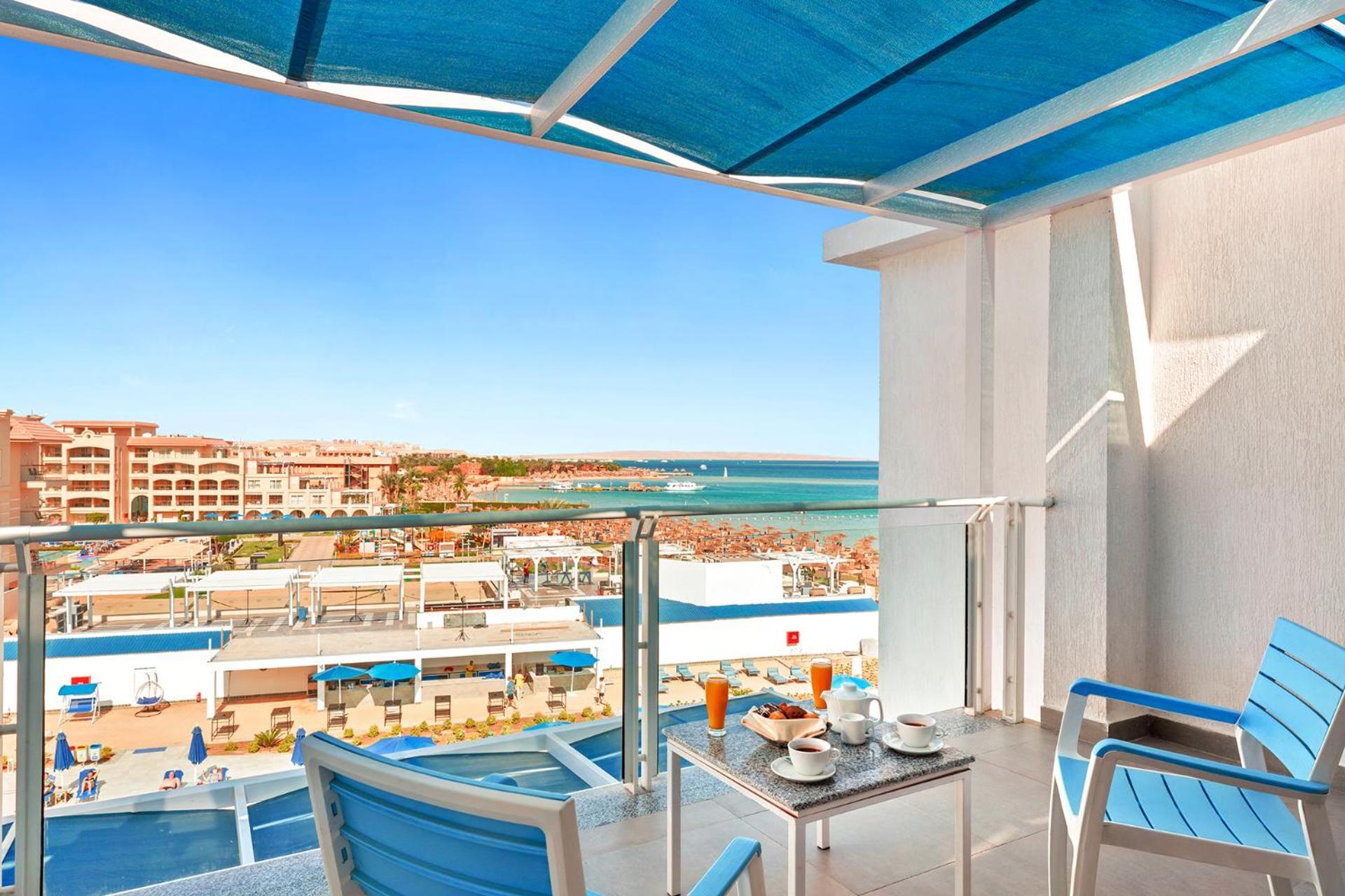 Pickalbatros Blu Spa Resort - Adults Friendly 16 Years Plus- Ultra All-Inclusive Hurghada Zewnętrze zdjęcie Balcony of a hotel room